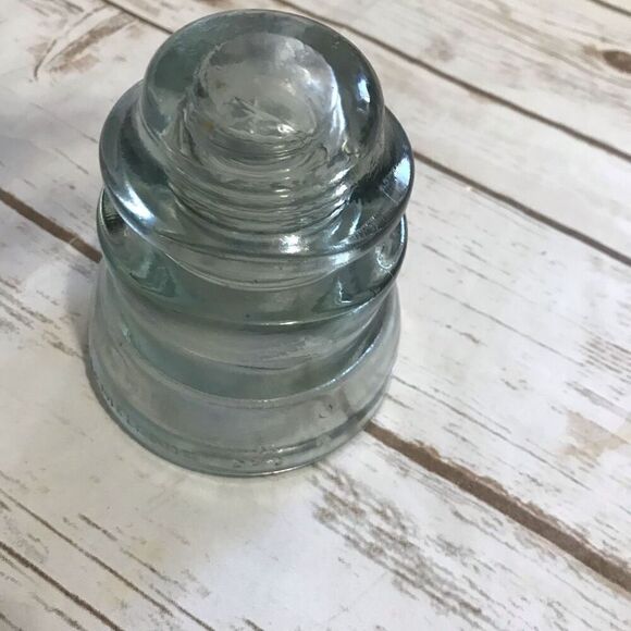 Vintage Clear Glass Insulator Armstrong - Picture 5 of 9